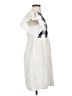 Roolee Checkered-gingham White Casual Dress Size XS - photo 4