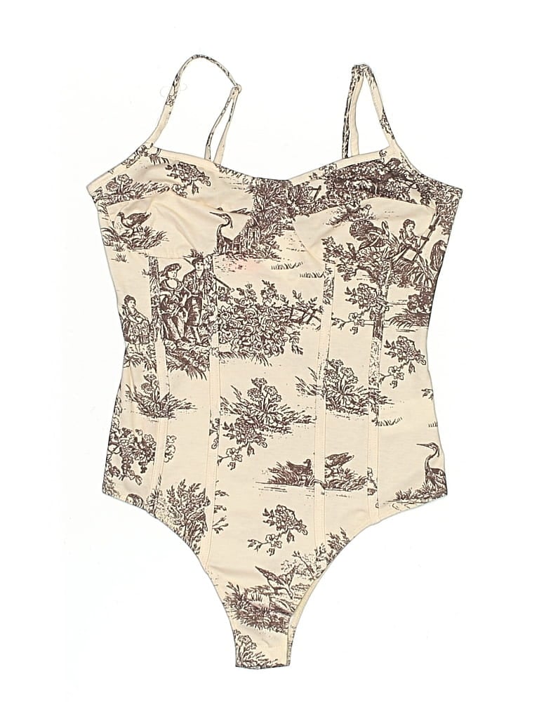 Pre-owned Cider Bodysuit In Brown