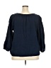 Gap Blue 3/4 Sleeve Blouse Size XXL - photo 2