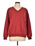 Unbranded Solid Red Pullover Sweater Size L - photo 1