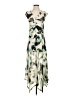 Unbranded Print Green Cocktail Dress Size S (estimated) - photo 1