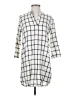 Mod Ref 100% Cotton Plaid Ivory Casual Dress Size S - photo 1