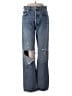 AGOLDE 100% Cotton Graphic Blue Jeans Size 26 waist - photo 1