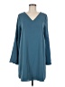 Sugar Lips 100% Polyester Solid Teal Casual Dress Size M - photo 1