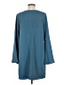 Sugar Lips 100% Polyester Solid Teal Casual Dress Size M - photo 2