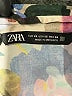 Zara 100% Polyester Floral Tan 3/4 Sleeve Blouse Size XS - photo 7