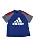 Adidas Color Block Blue Short Sleeve T-Shirt Size S (kids) - photo 1