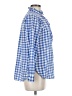 J.Crew Checkered-gingham Blue Long Sleeve Blouse Size 8 - photo 4