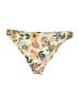 Unbranded Floral Tan Swimsuit Bottoms Size P (estimated, petite) - photo 2