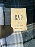Gap Plaid Blue Long Sleeve Button-Down Shirt Size XL - photo 7