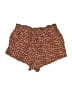 Aeropostale 100% Rayon Floral Brown Shorts Size S - photo 2