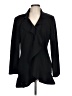 St. John Caviar Black Wool Blazer Size 12 - photo 1