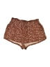 Aeropostale 100% Rayon Floral Brown Shorts Size S - photo 1