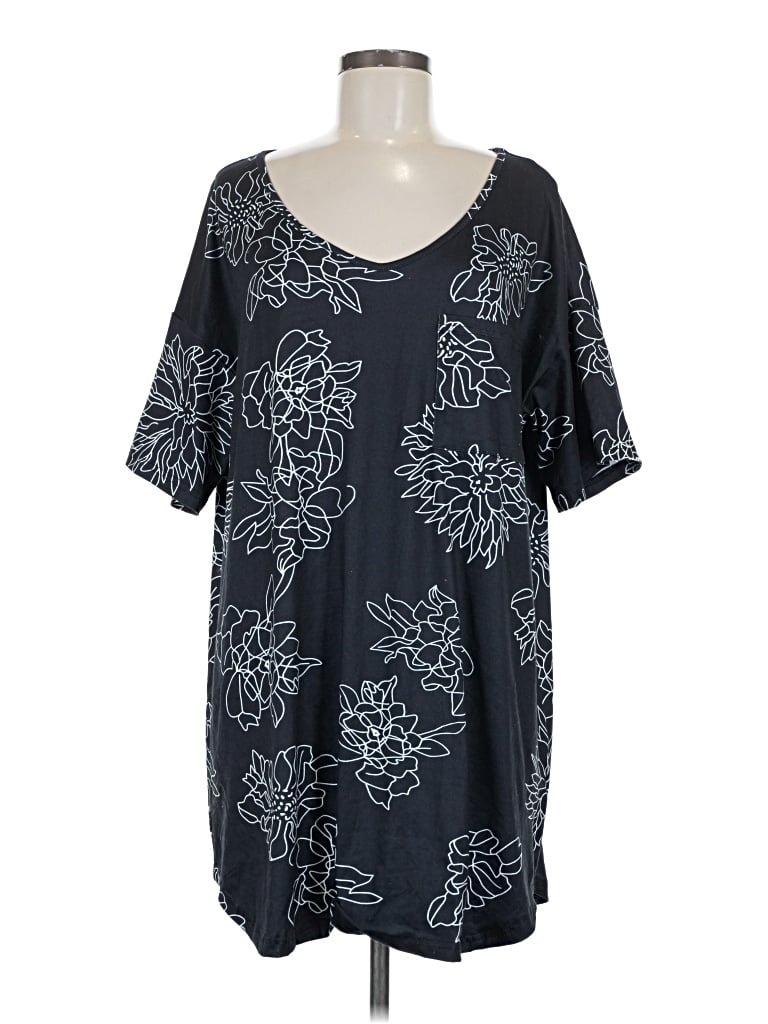 Pre-owned Ekouaer 3/4 Sleeve T-shirt In Blue