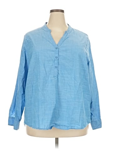 Riders by Lee Long Sleeve Blouse (view 1)