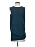 Opening Ceremony 100% Polyester Teal Blue Sleeveless Blouse Size 4 - photo 1