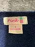 Pink Pineapple 100% Cashmere Color Block Blue Cashmere Pullover Sweater Size S - photo 6
