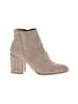 Steve Madden 100% Leather Gray Tan Ankle Boots Size 5 1/2 - photo 1