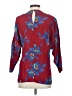 Assorted Brands 100% Rayon Red 3/4 Sleeve Blouse Size S - photo 2