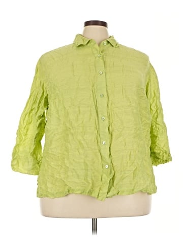 Coldwater Creek 3/4 Sleeve Button-Down Shirt (view 1)