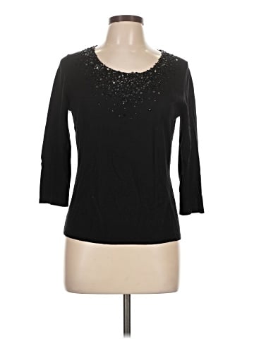 Lafayette 148 New York 3/4 Sleeve T-Shirt (view 1)
