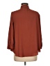 HD in Paris 100% Polyester Brown 3/4 Sleeve Blouse Size 6 - photo 2