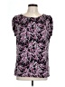 Assorted Brands Purple Short Sleeve Blouse Size L - photo 1