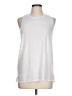 Unbranded White Sleeveless T-Shirt Size L - photo 1