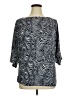 MICHAEL Michael Kors Silver 3/4 Sleeve Blouse Size XL - photo 1