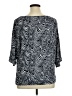 MICHAEL Michael Kors Silver 3/4 Sleeve Blouse Size XL - photo 2