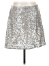 Banana Republic 100% Polyester Metallic Silver Formal Skirt Size 4 - photo 1