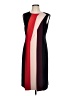 Halogen Color Block Burgundy Casual Dress Size 12 (petite) - photo 1
