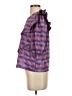 Unbranded 100% Polyester Purple 3/4 Sleeve Blouse Size S - photo 5