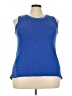 Adrienne Vittadini Blue Sleeveless Top Size XXL - photo 1