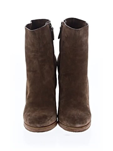 Chloé Suede Platform Ankle Boots (view 2)