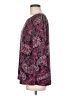 Talbots 100% Polyester Paisley Burgundy 3/4 Sleeve Blouse Size M - photo 5