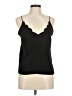 Topshop 100% Polyester Black Sleeveless Top Size 6 - photo 1