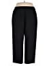 Bend Over Solid Black Dress Pants Size 18 (estimated) - photo 1