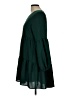 Unbranded Solid Green Casual Dress Size L - photo 5