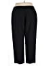 Bend Over Solid Black Dress Pants Size 18 (estimated) - photo 2