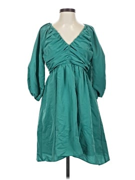 green emerald velvet dress Emerald Green Burnout Velvet Oaklynn Mini Dress main image 1