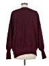 Unbranded Solid Burgundy Pullover Sweater Size M - photo 2