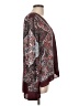 BCBGMAXAZRIA 100% Polyester Burgundy Long Sleeve Blouse Size L - photo 4