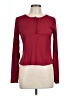 Unbranded Burgundy Long Sleeve Polo Size L - photo 1
