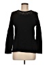 Studio Works 100% Cotton Black Long Sleeve Top Size M - photo 1