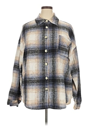 Fantaslook Long Sleeve Button-Down Shirt (view 1)
