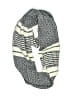 Unbranded Houndstooth Gray Blue Scarf One size - photo 1