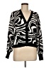 Willow & Wind Animal Print Black Cardigan Size M - photo 1