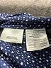 Anne Klein Polka Dots Blue Long Sleeve Blouse Size M - photo 8