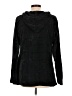 One World 100% Polyester Black Cardigan Size L - photo 2
